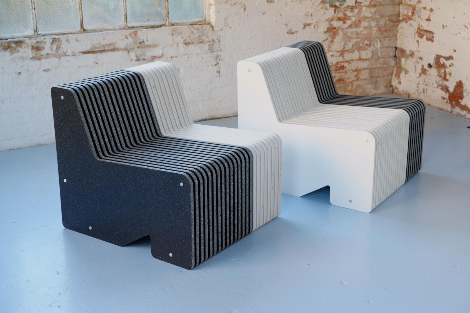 photo furniture Ex Display Pair Of Jää Armchairs   Sustainable Recycled Plastic Seating
