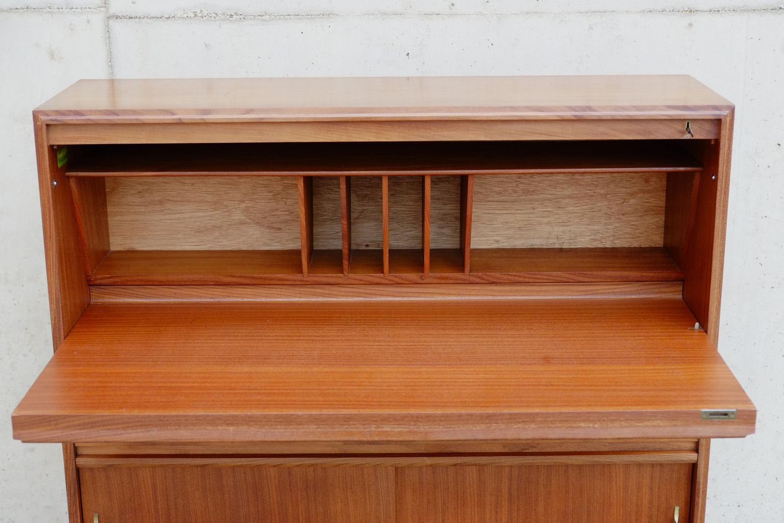 Mid Century Modern Mad Men Bureau Secretaire Cabinet By Beaver And Tapley photo buy