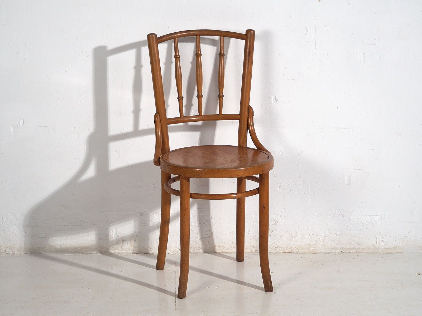Antique Thonet Bentwood Chairs (C.1920). Set Of 4 Pieces #14 photo vinterior