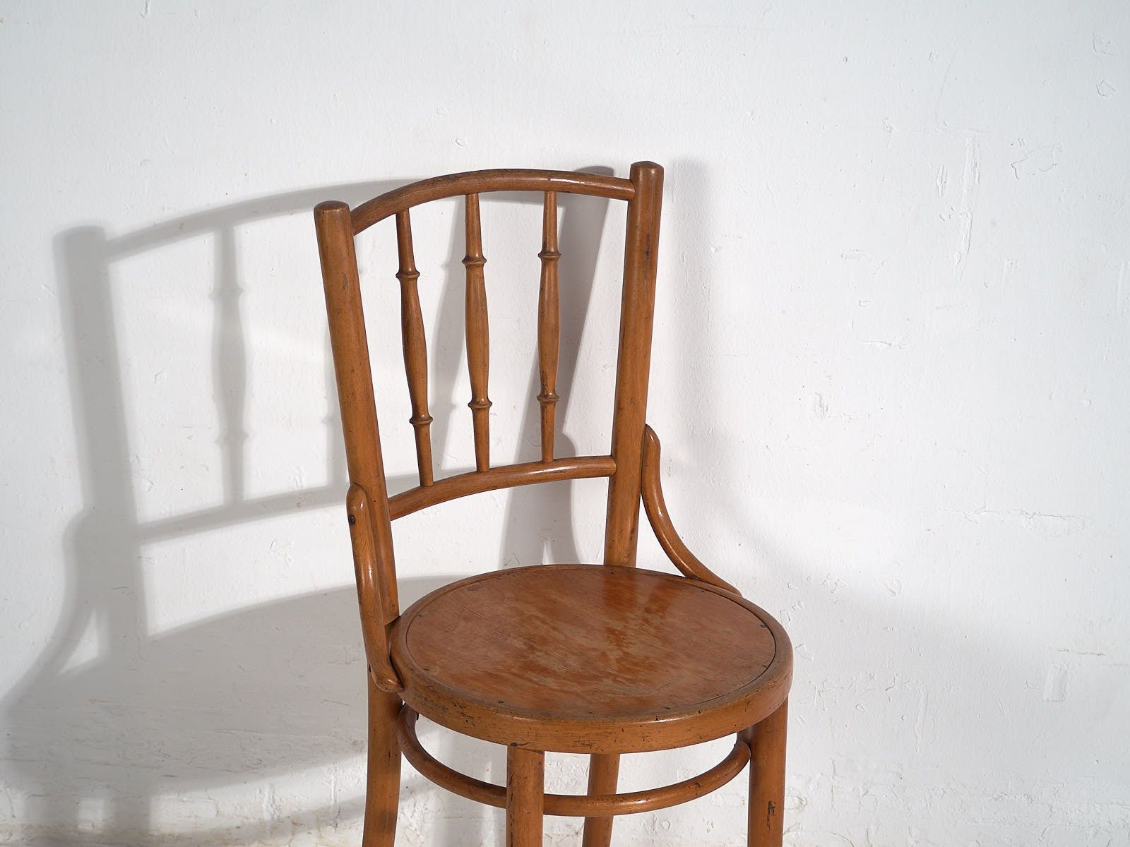 Antique Thonet Bentwood Chairs (C.1920). Set Of 4 Pieces #14 photo buy