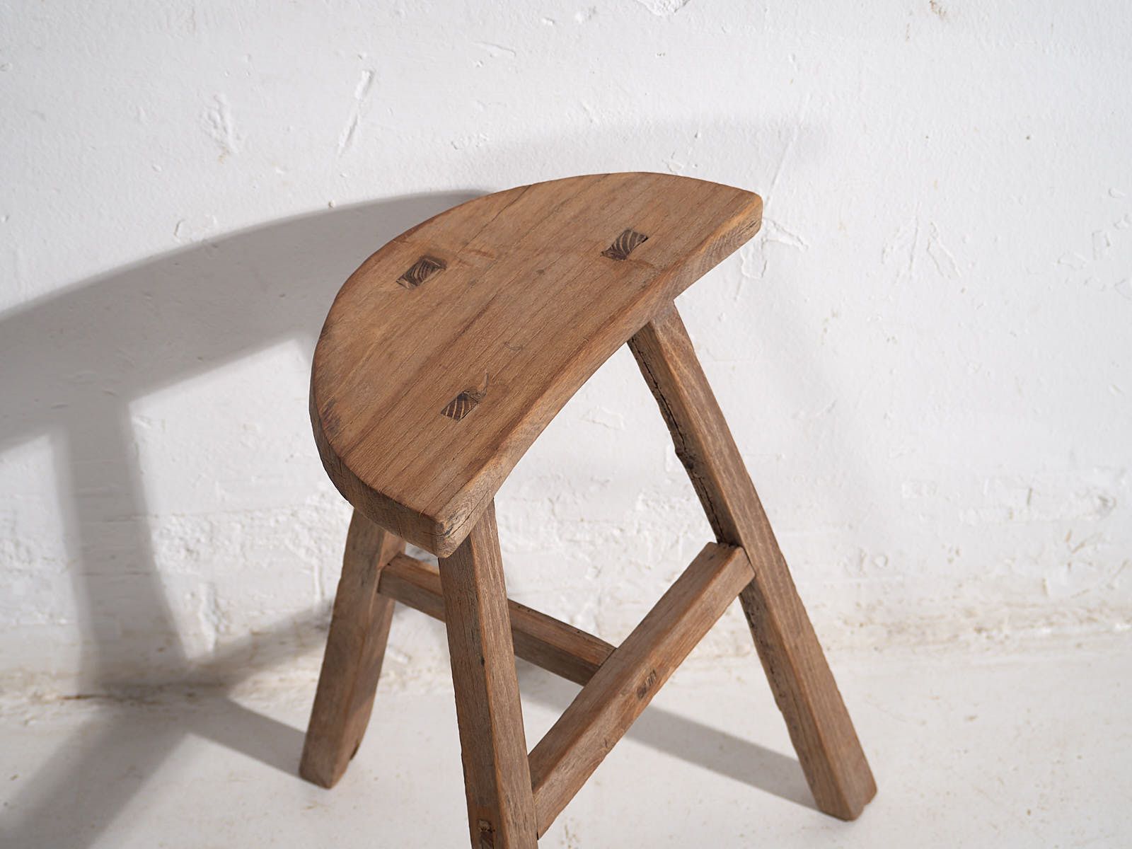 Antique Wabi Sabi Style Stool (C.1900) #6 photo for sale