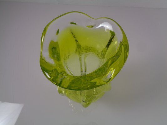 Czech Glass Vase By Josef Hospodka, 1960s photo 184.0