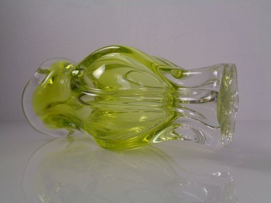 photo furniture Czech Glass Vase By Josef Hospodka, 1960s