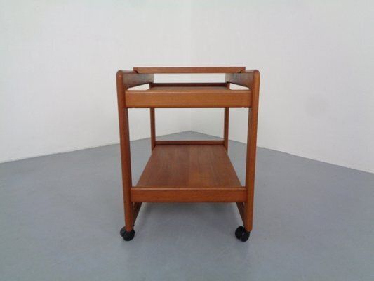Large Teak Bar Cart From Tarm Stole Møbelfabrik, Denmark, 1960s photo Furniture
