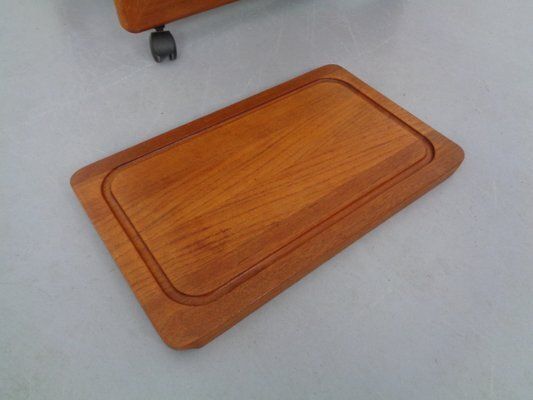 photo furniture Large Teak Bar Cart From Tarm Stole Møbelfabrik, Denmark, 1960s