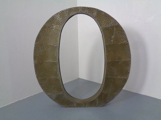 Large Industrial Letter O In Aluminum, 1960s