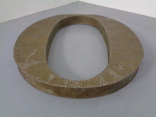 photo for sale Large Industrial Letter O In Aluminum, 1960s