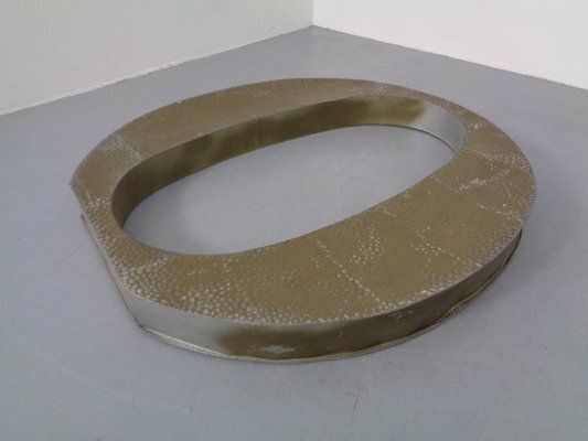 293.0 Large Industrial Letter O In Aluminum, 1960s photo