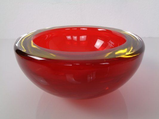 Large Formia Vetri Murano Bowl From Mian Giulano, Italy, 1960s photo Home Decor