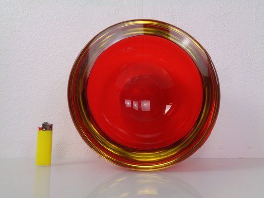 Large Formia Vetri Murano Bowl From Mian Giulano, Italy, 1960s photo vinterior