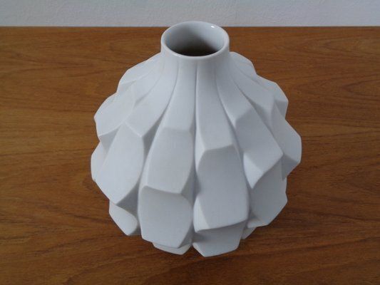 Mid Century Artichoke Op Art Vase From Hutschenreuther, Germany, 1960s photo furniture