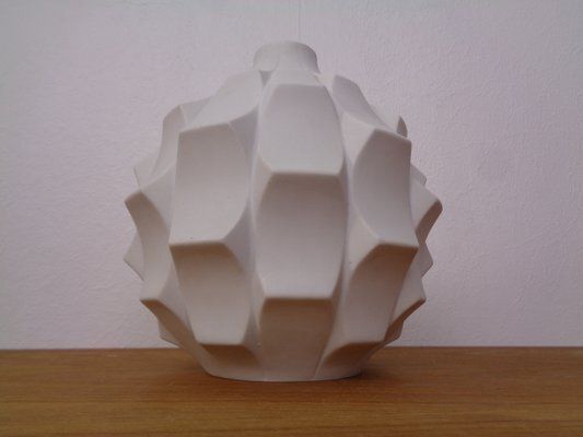 Home Decor Mid Century Artichoke Op Art Vase From Hutschenreuther, Germany, 1960s photo