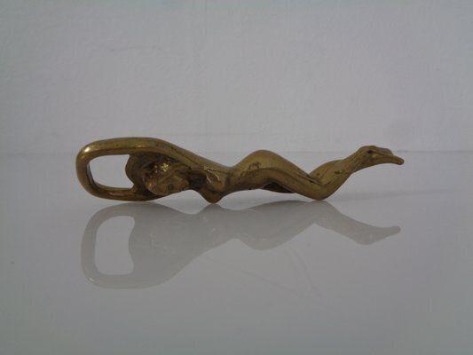 Nude Woman Bottle Opener In Brass, Germany, 1960s photo furniture