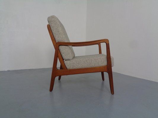 Fd 109 Teak Easy Chair By Ole Wanscher For France & Søn / France & Daverkosen, Denmark, 1950s photo for sale