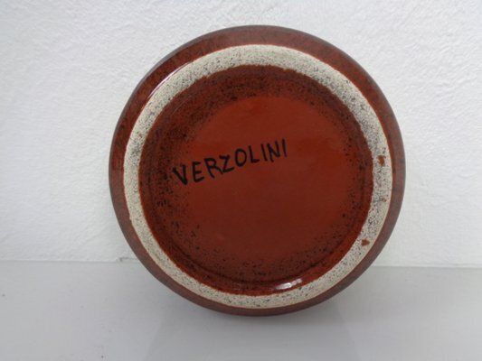 Pop Art Ceramic Ashtrays By Romolo Verzolini For Questa Maiolica, Italy, 1970s, Set Of 5 photo vintage