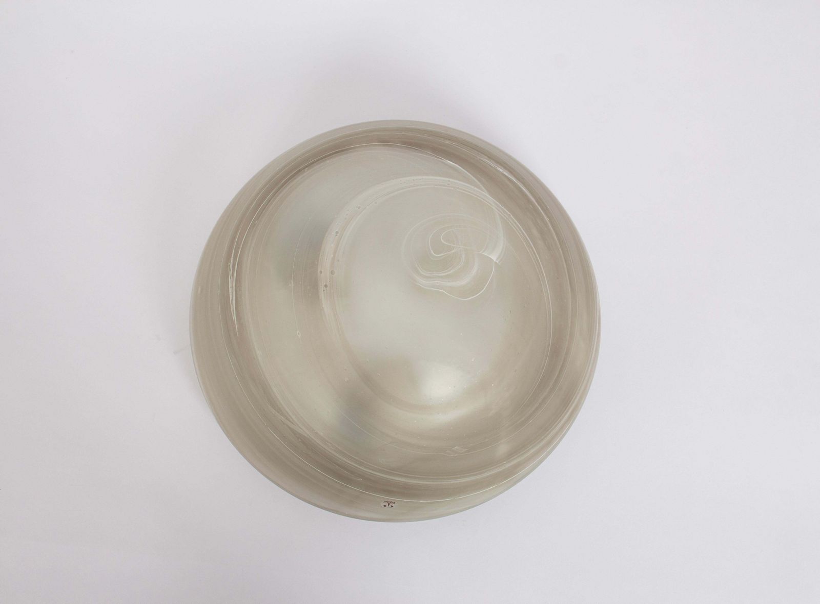 387.0 1 Of 8 Large Stunning Glass Flushmount By Peill & Putzler, Germany, 1970s photo