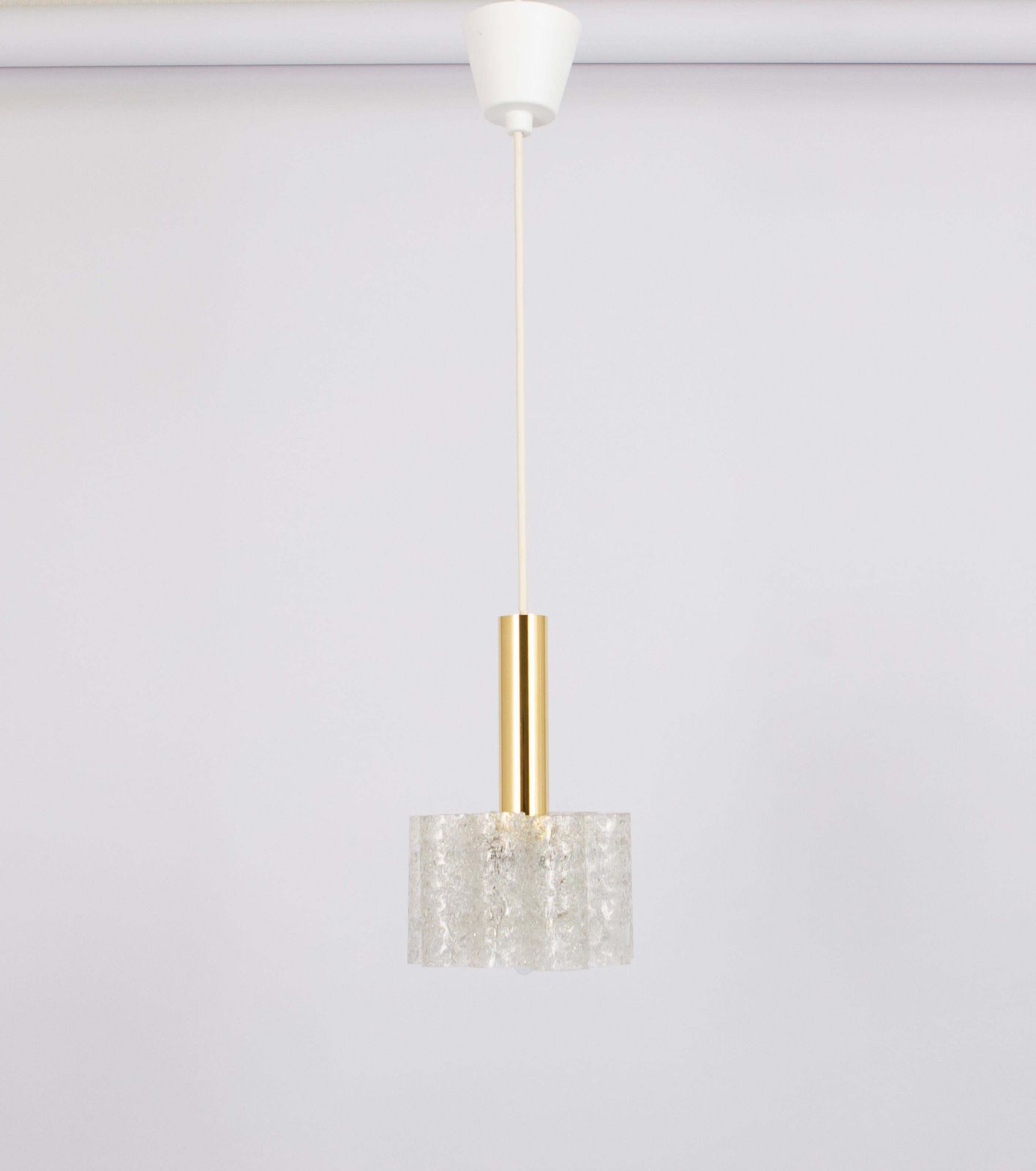 1 Of 3 Petite Murano Tubes Pendant Lights By Doria, 1970s photo furniture