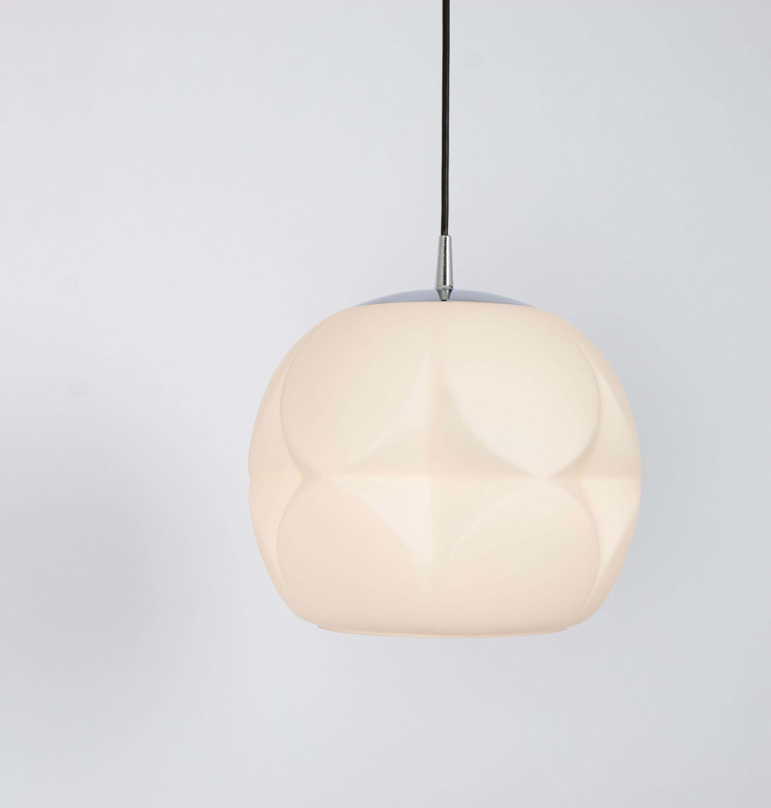 1 Of 9 Opal Glass Pendant Lights By Peill & Putzler, Germany, 1970s photo vintage