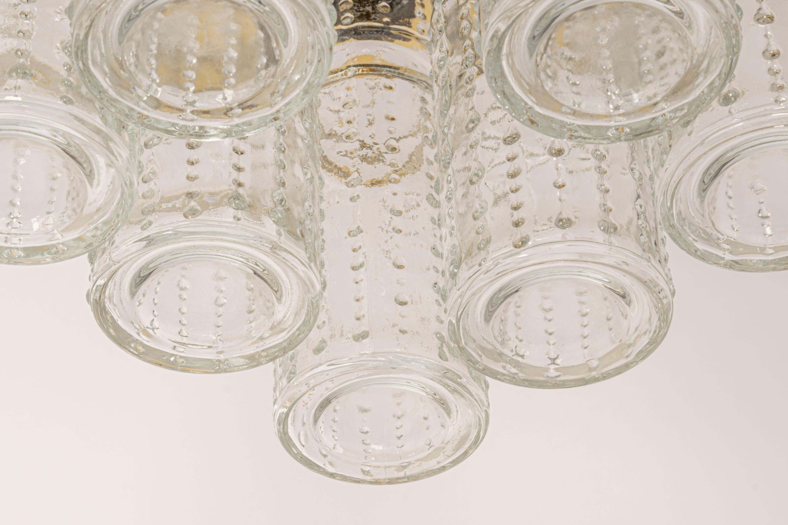 1 Of 3 Small Limburg Glass Flush Mount, Germany, 1970s photo 516.0