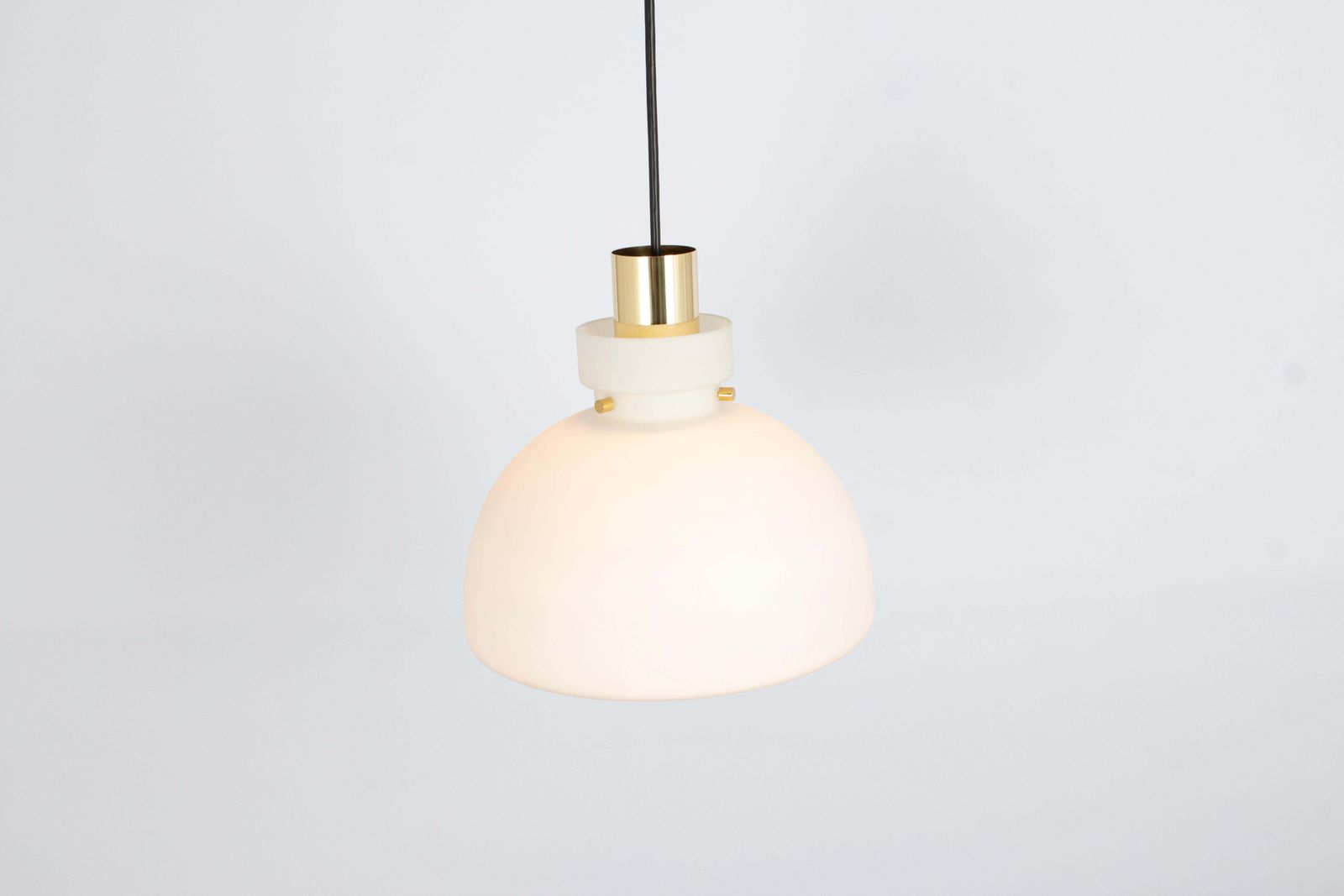 photo for sale 1 Of 3 Stunning Opal Glass Pendants By Limburg, Germany, 1970s