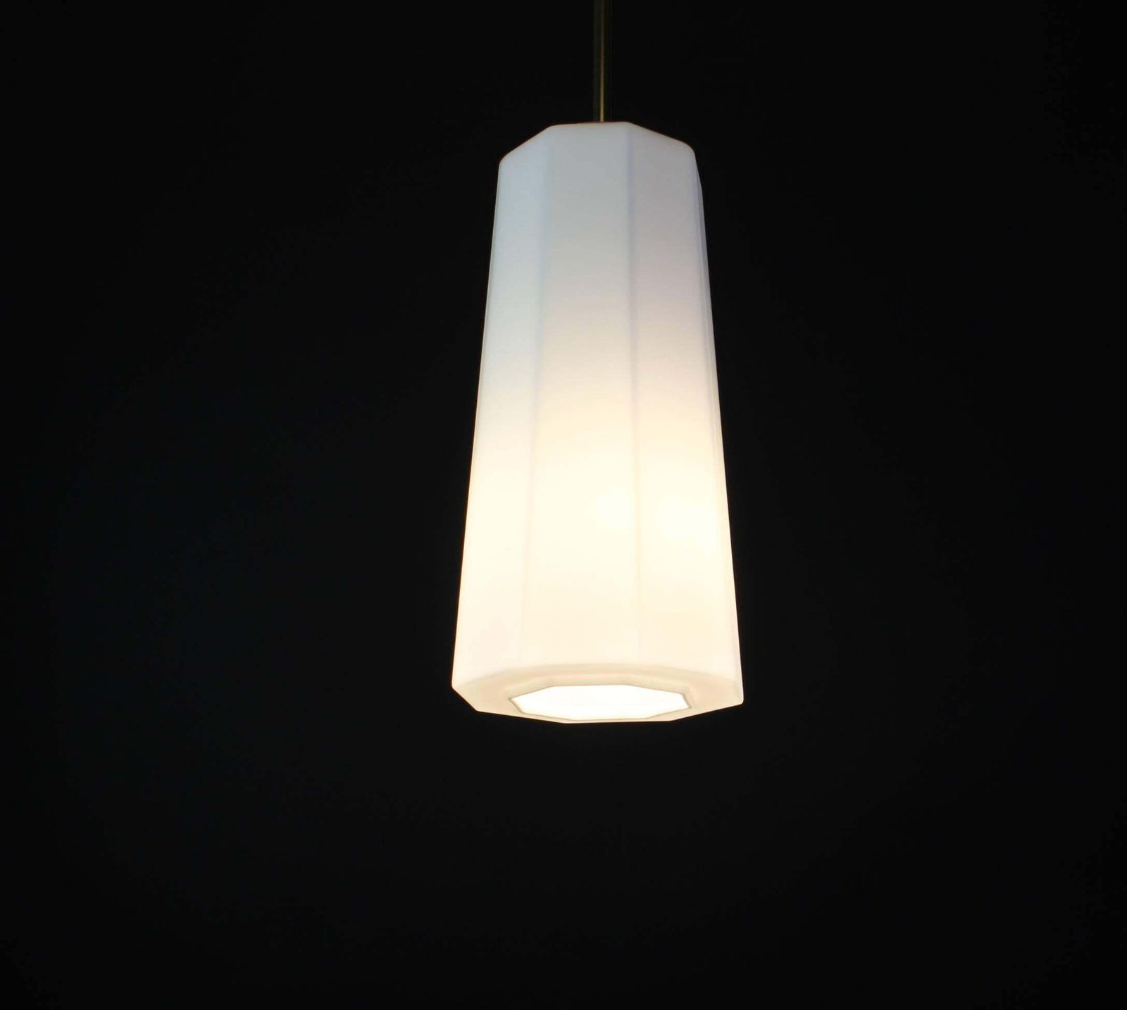 1 Of 2 Stunning Opal Glass Pendants By Limburg, Germany, 1970s photo 688.0