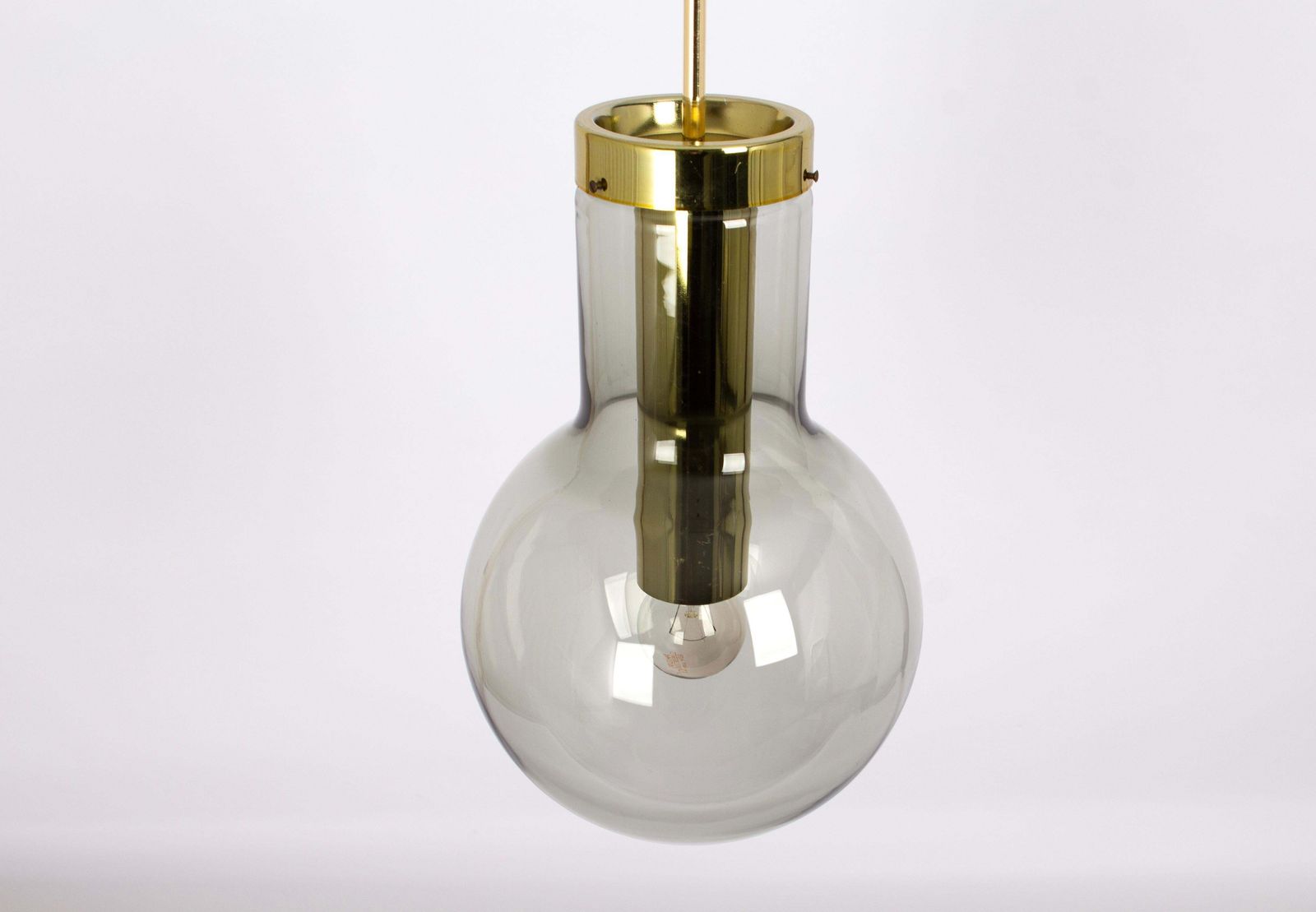 1 Of 20 Large Stunning Raak Brass Pendant Light Maxi Globe, Netherlands, 1960s photo 550.0