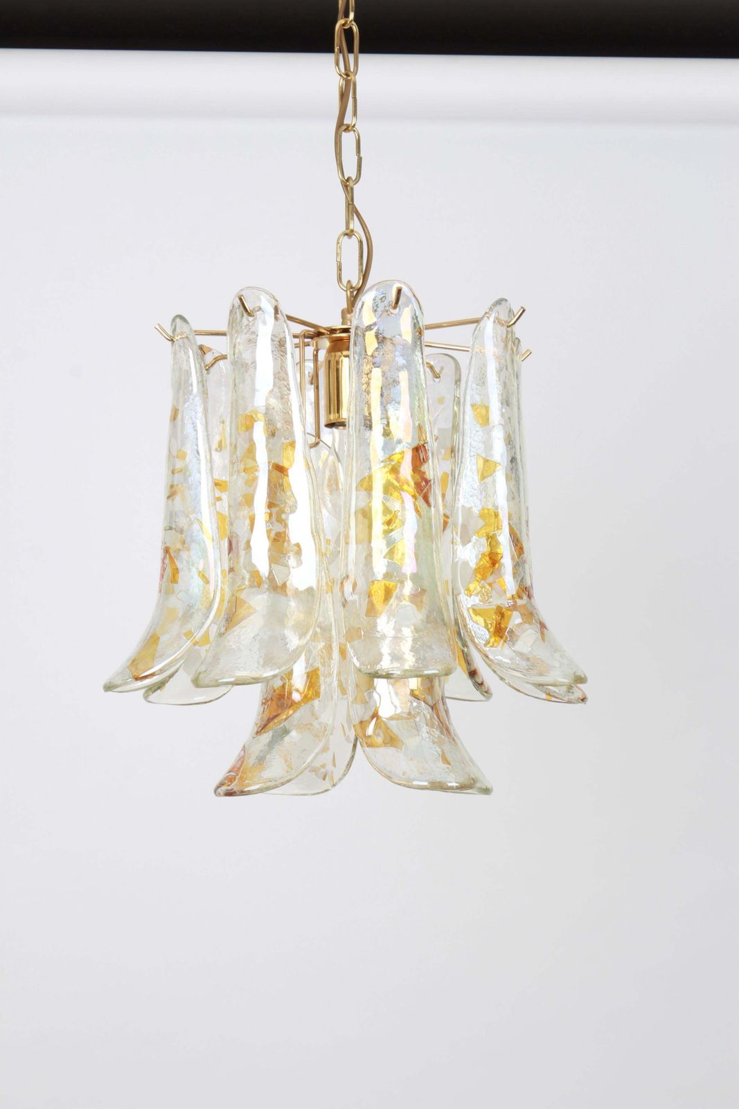 Murano Glass Chandelier Designed By Carlo Nason For Mazzega, 1970s photo for sale