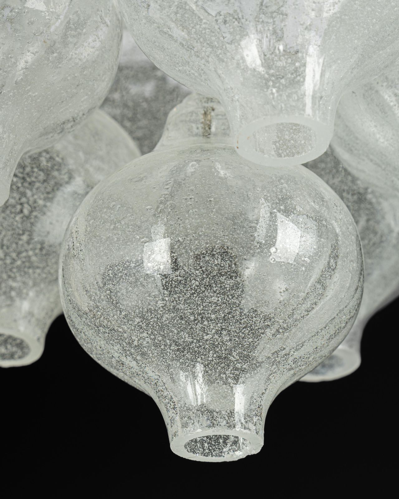 1 Of 2 Petite Tulipan Glass Flush Mount By Kalmar, Austria, 1960s photo buy