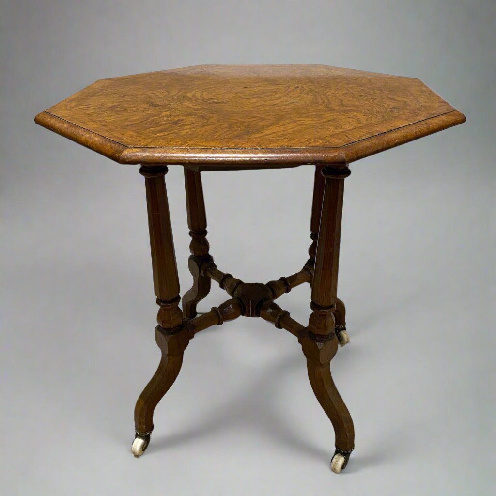 Pollard Oak Octagonal Table By Gillows Of Lancaster Circa 1860