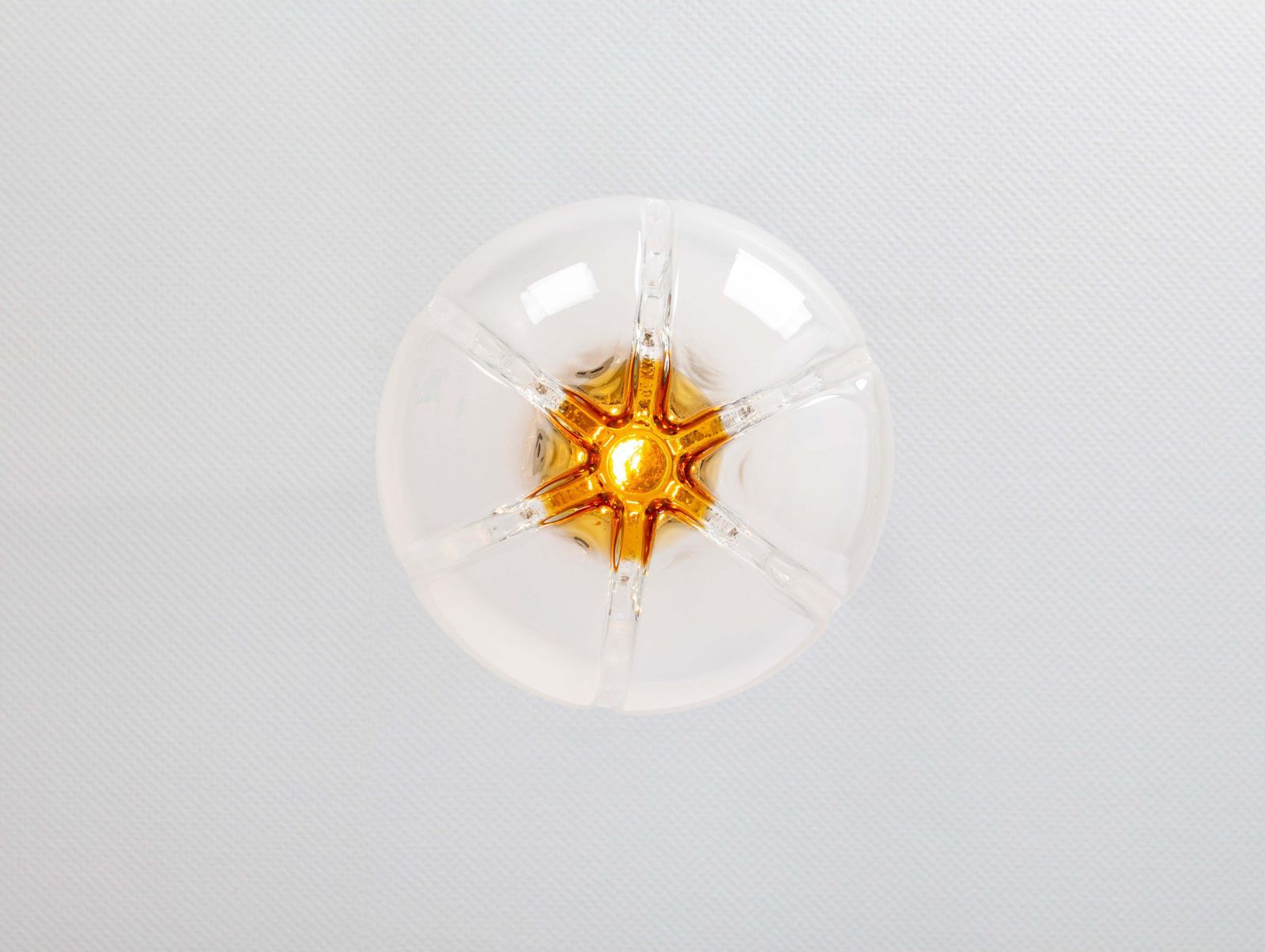 Stunning Glass Pendant Light In Style Of  Mazzega, Italy, 1960s photo buy