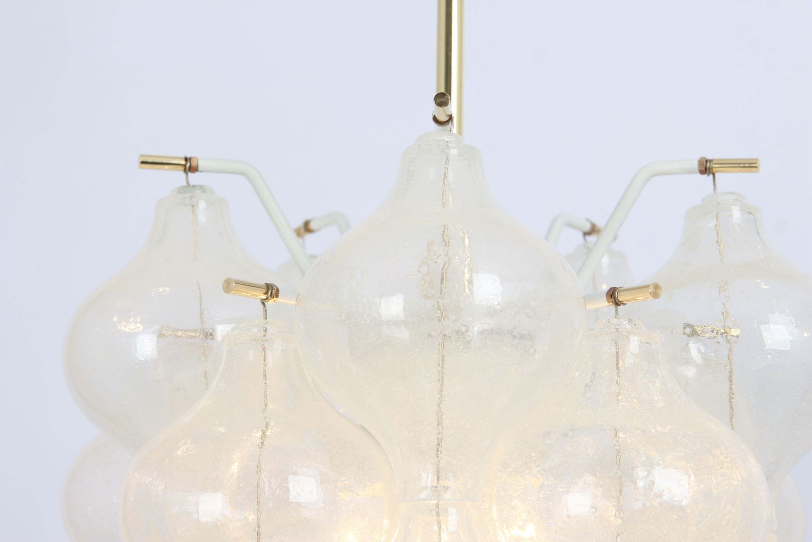photo vinterior 1 Of 3 Petite Tulipan Glass Pendant By Kalmar, Austria, 1960s