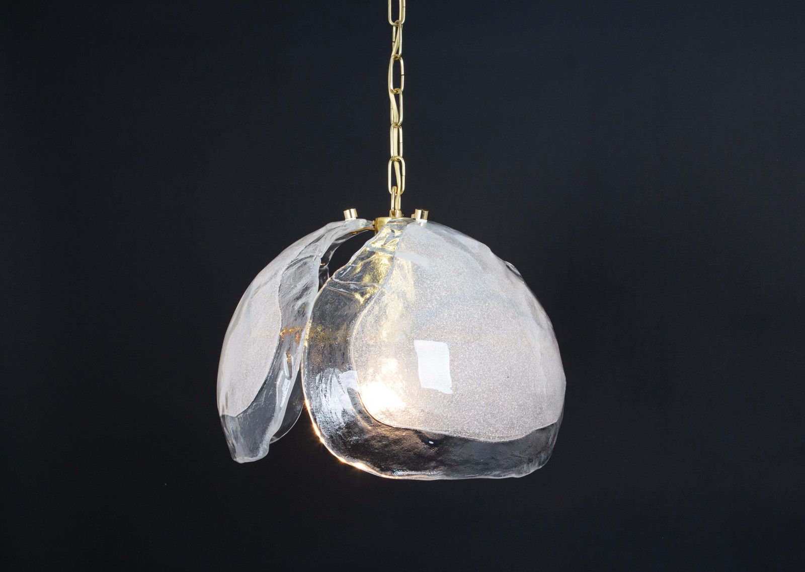 1247.0 1 Of 2 Murano Glass Chandelier Designed By Kaiser, Germany, 1960s photo