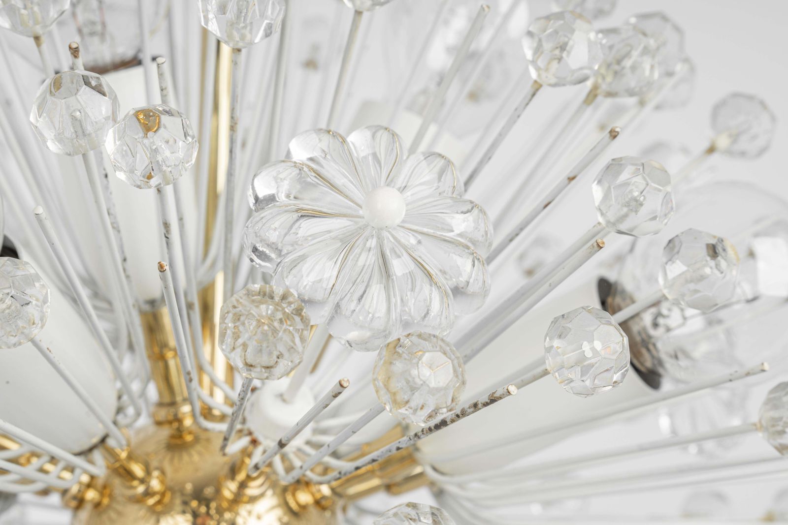 1 Of 3 Petie Starburst Brass Pendant Lights By Emil Stejnar, Austria, 1960s photo vinterior