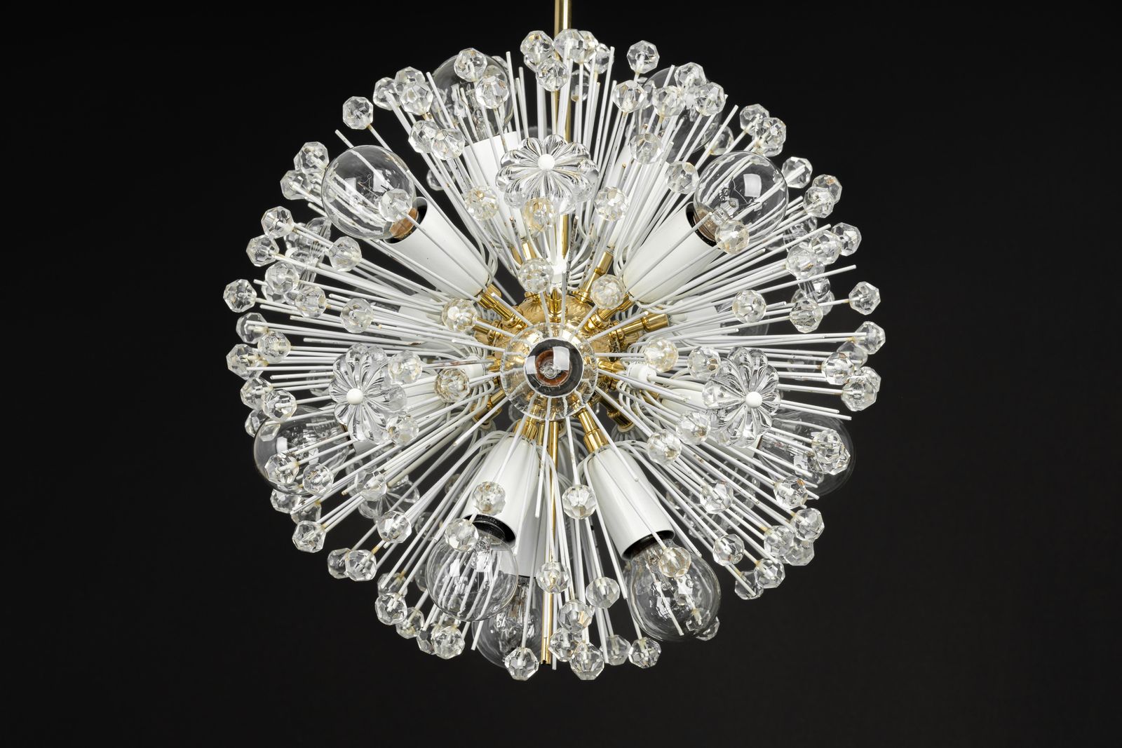 photo for sale 1 Of 3 Petie Starburst Brass Pendant Lights By Emil Stejnar, Austria, 1960s