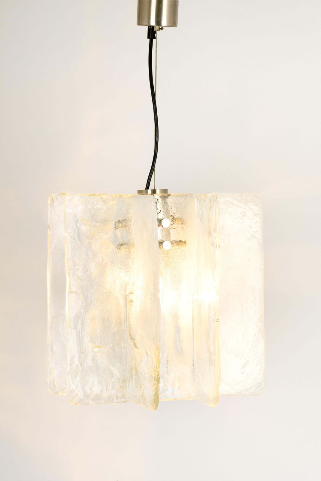 1 Of 2 Murano Glass Chandelier Designed By Carlo Nason For Mazzega, 1970s photo furniture