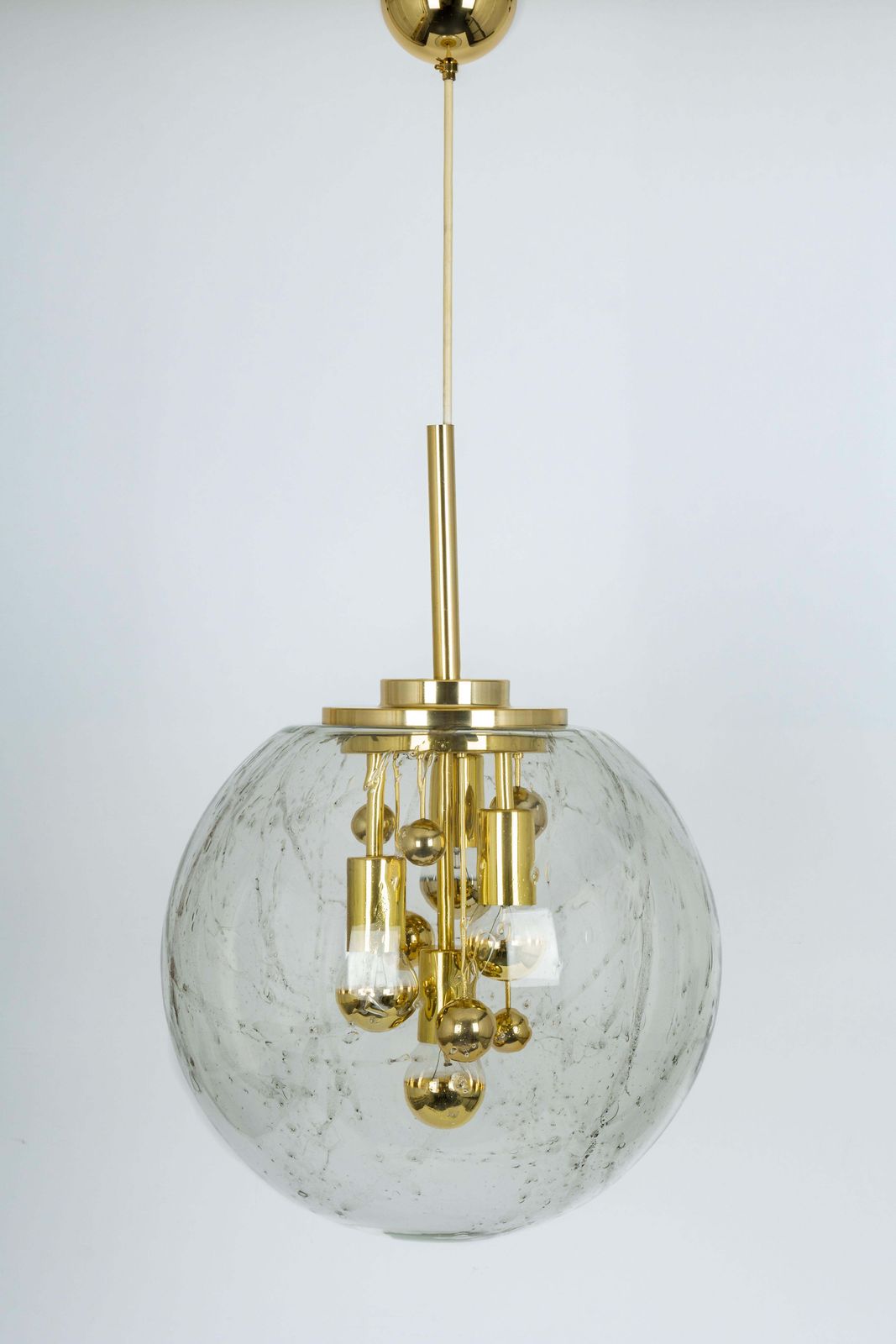 1 Of 3 Large Sputnik Big Ball Pendant By Doria, Germany, 1970s photo furniture
