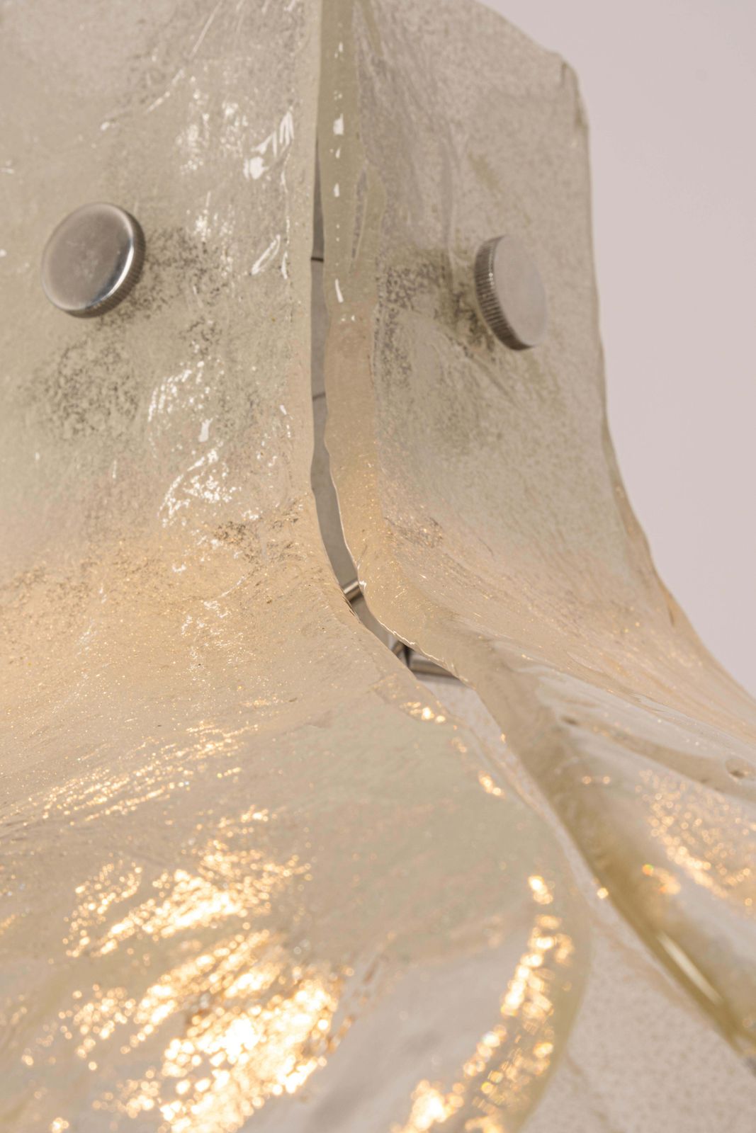 1 Of 2 Murano Glass Chandelier Designed By Kalmar, Germany, 1960s photo 1977.0
