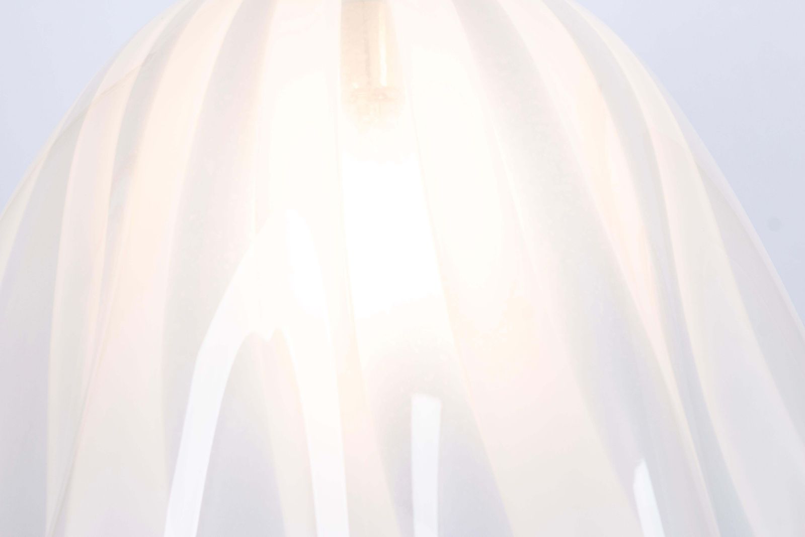 photo for sale Large White Glass Pendant Light By Kalmar Fazzoletto, Austria, 1970s