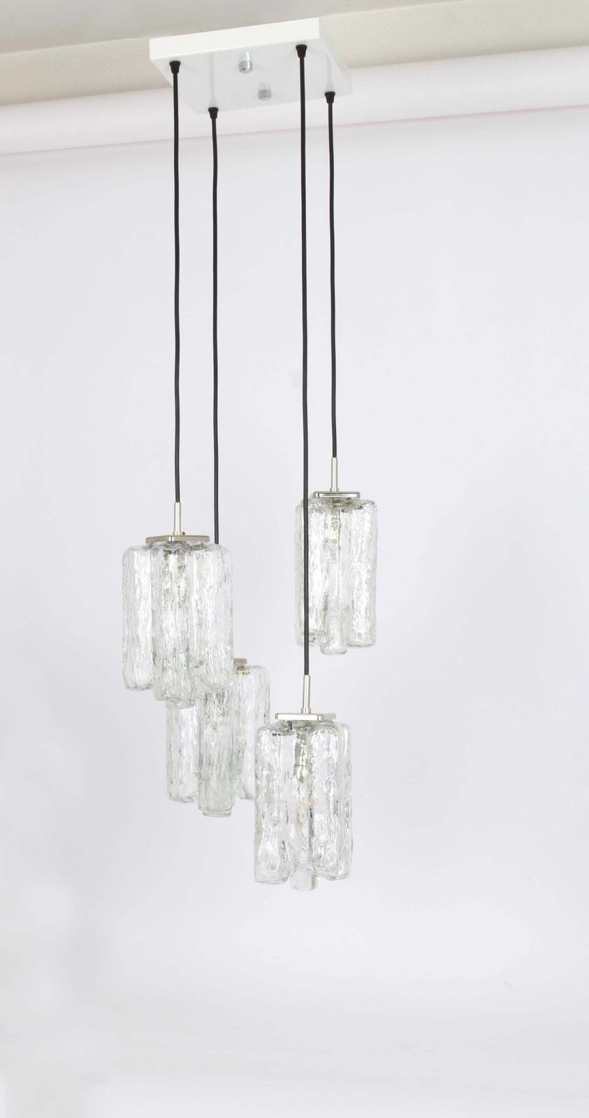 Stunning Designer Cascading Chandelier Murano Glass By Kalmar, Austria, 1970s photo furniture