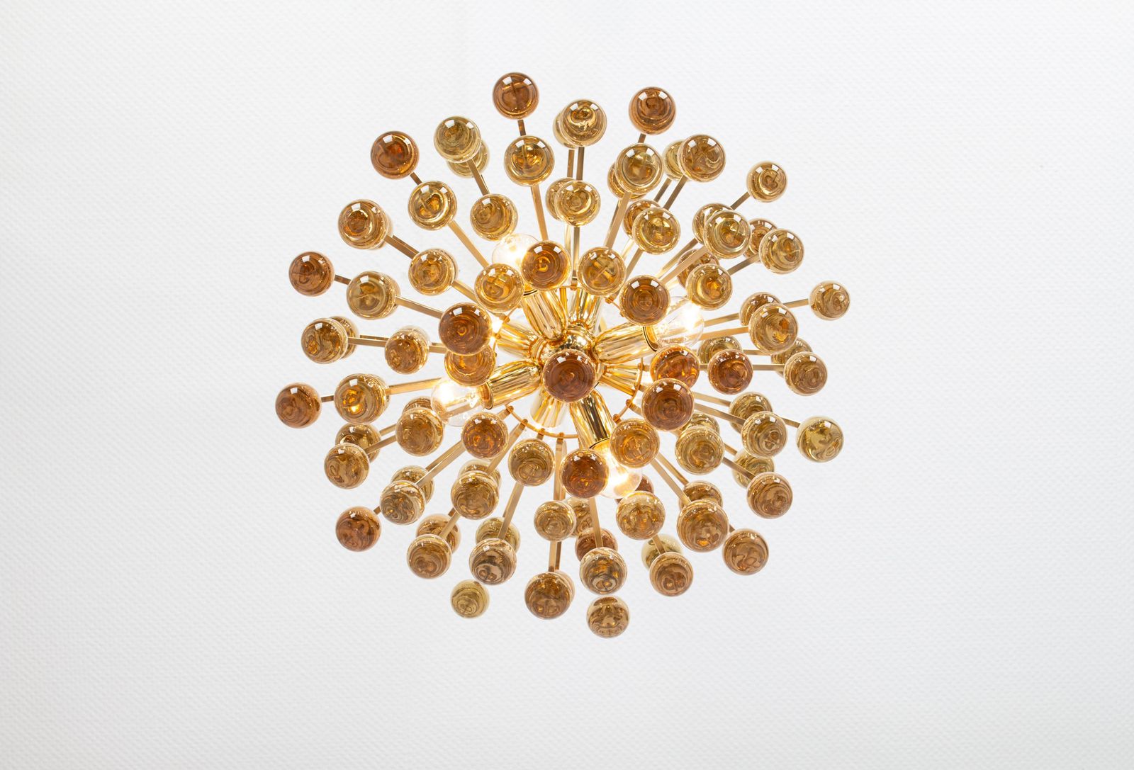 Large Murano Glass Tear Drop Chandelier, Christoph Palme, Germany, 1970s photo vintage