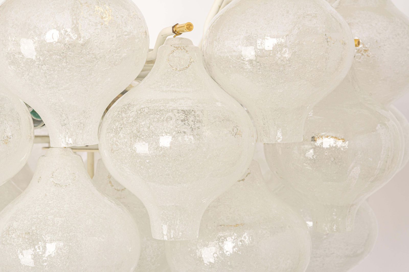 photo furniture 1 Of 6 Large Tulipan Glass Flush Mount / Chandelier By Kalmar, Austria, 1960s
