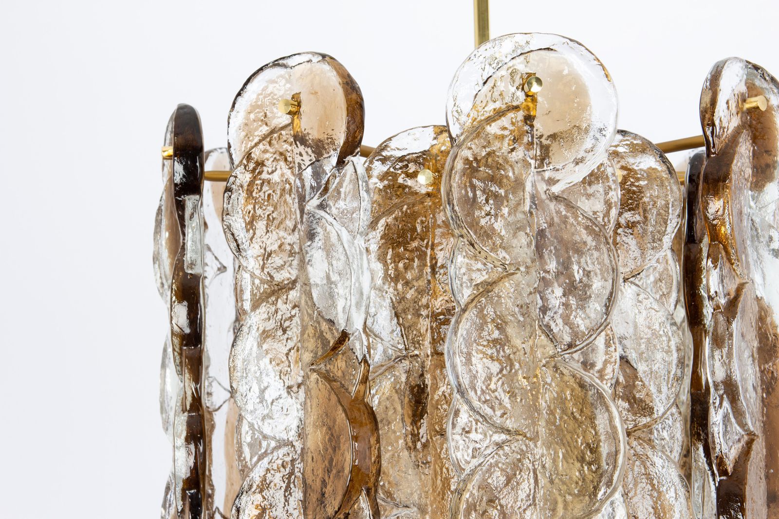 Large Murano Smoked Glass Chandelier Citrus By Kalmar, Austria, 1970s photo 3267.0