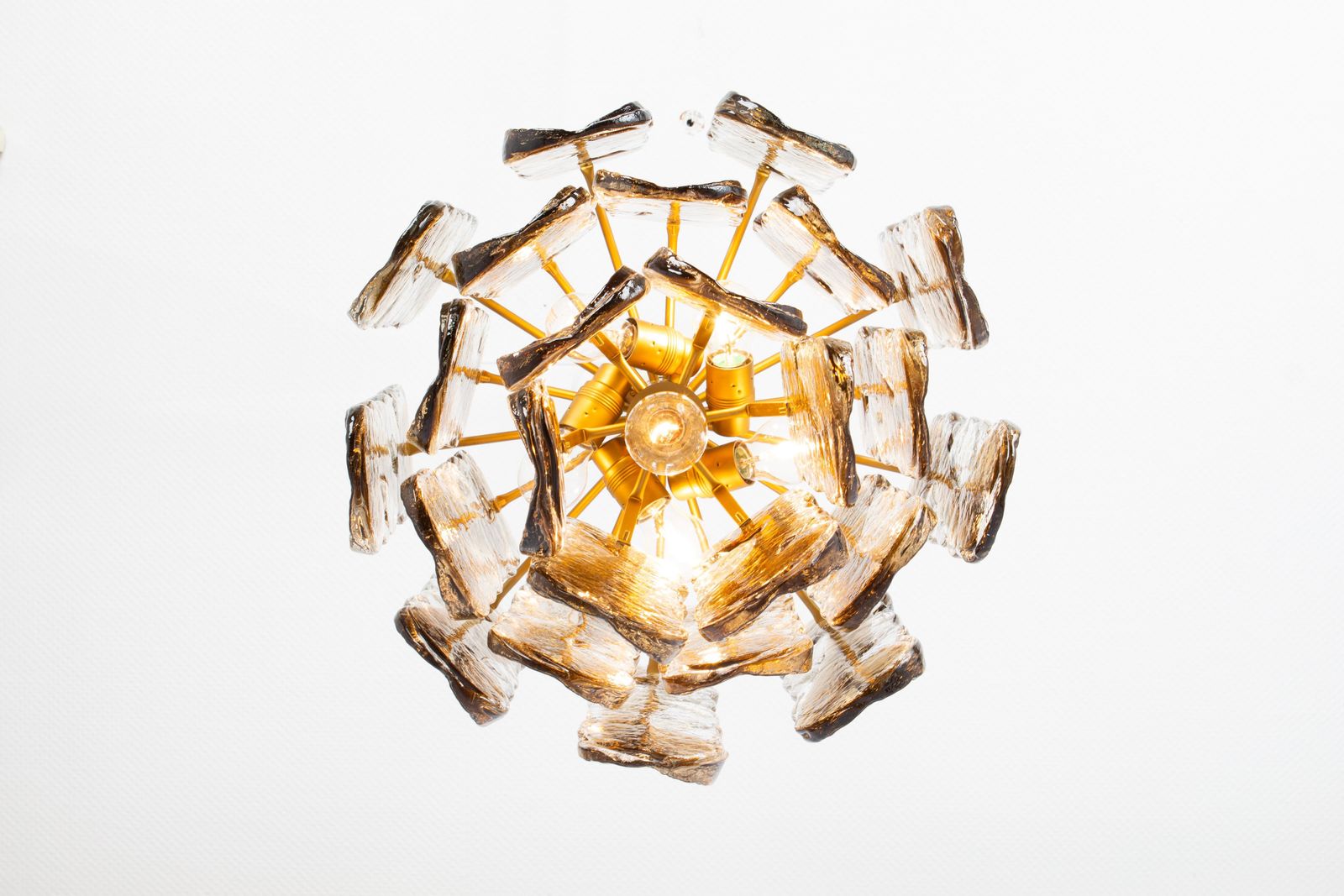Large Murano Smoked Glass Chandelier Citrus By Kalmar, Austria, 1970s photo vinterior