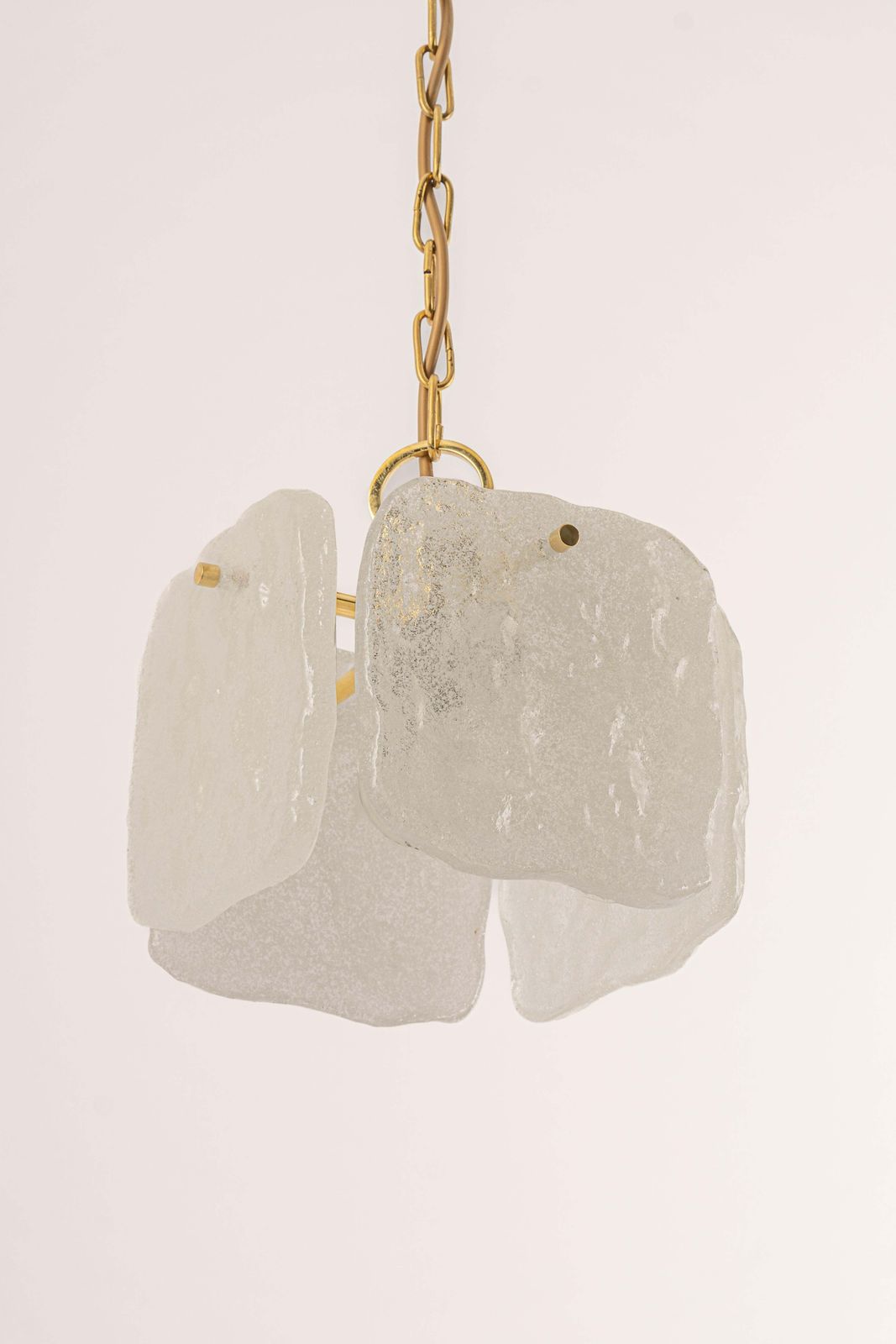 1 Of 3 Petite Murano Glass Pendant Light By Kalmar, Germany, 1960s photo for sale