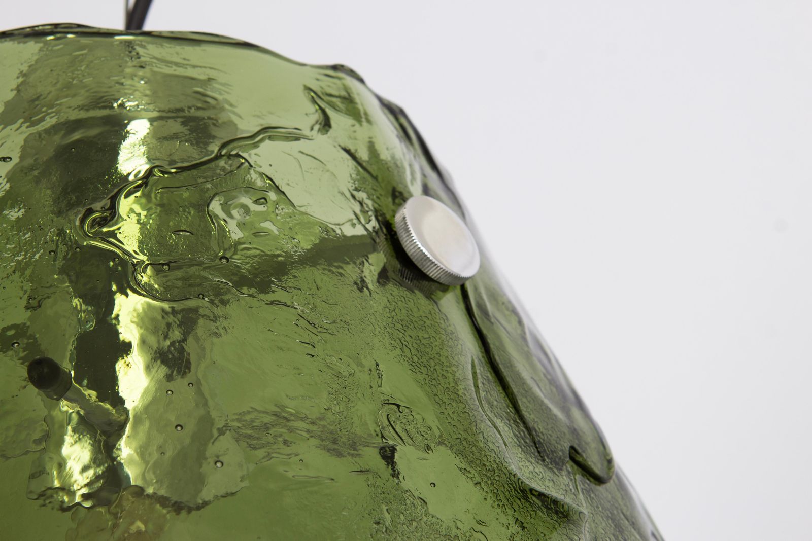 Stunning Green Murano Pendant Light In Style Of Carlo Nason By Kalmar, 1970s photo Lighting