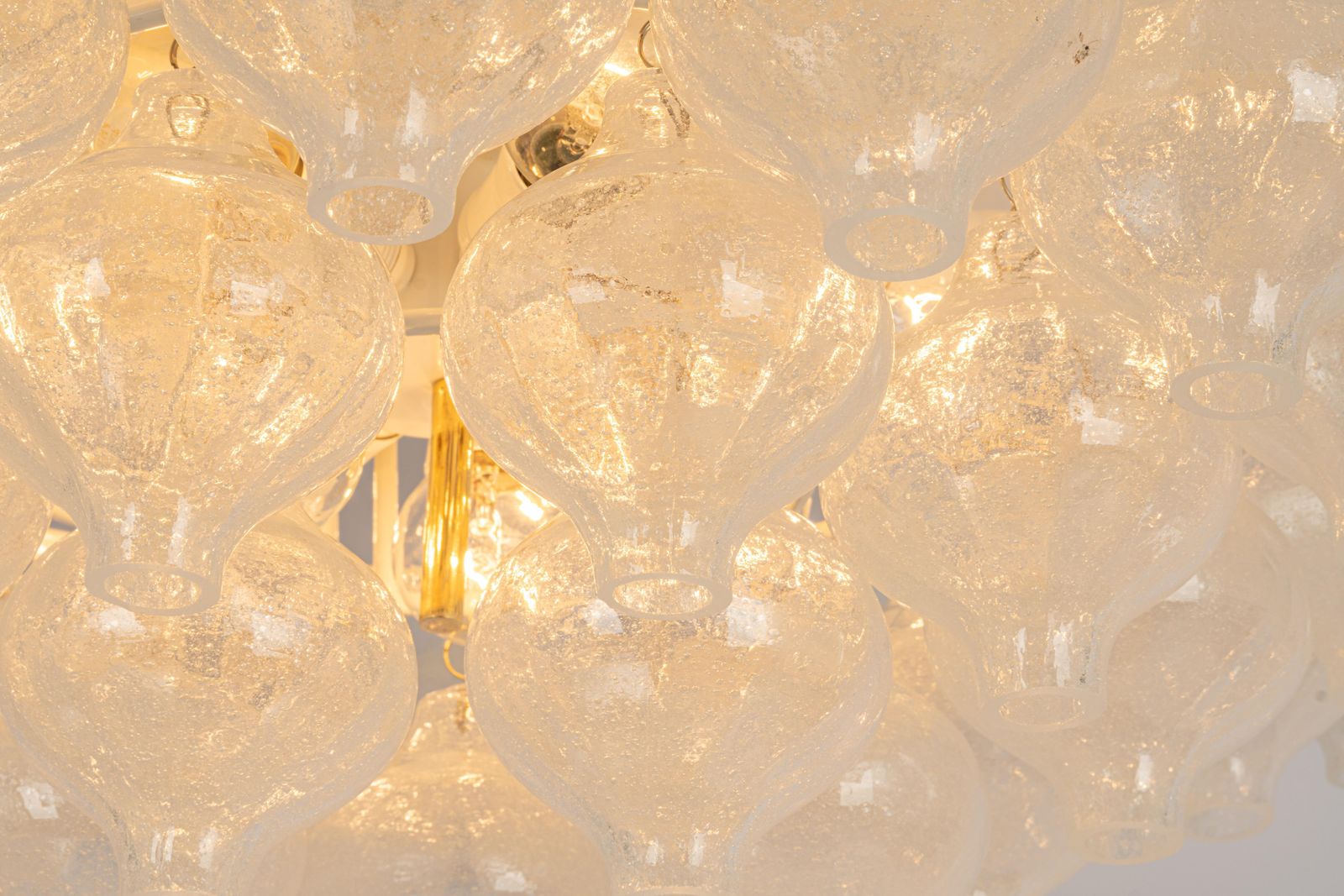 photo for sale 1 Of 3 Extra Large Tulipan Glass Flushmount By Kalmar, Austria, 1960s
