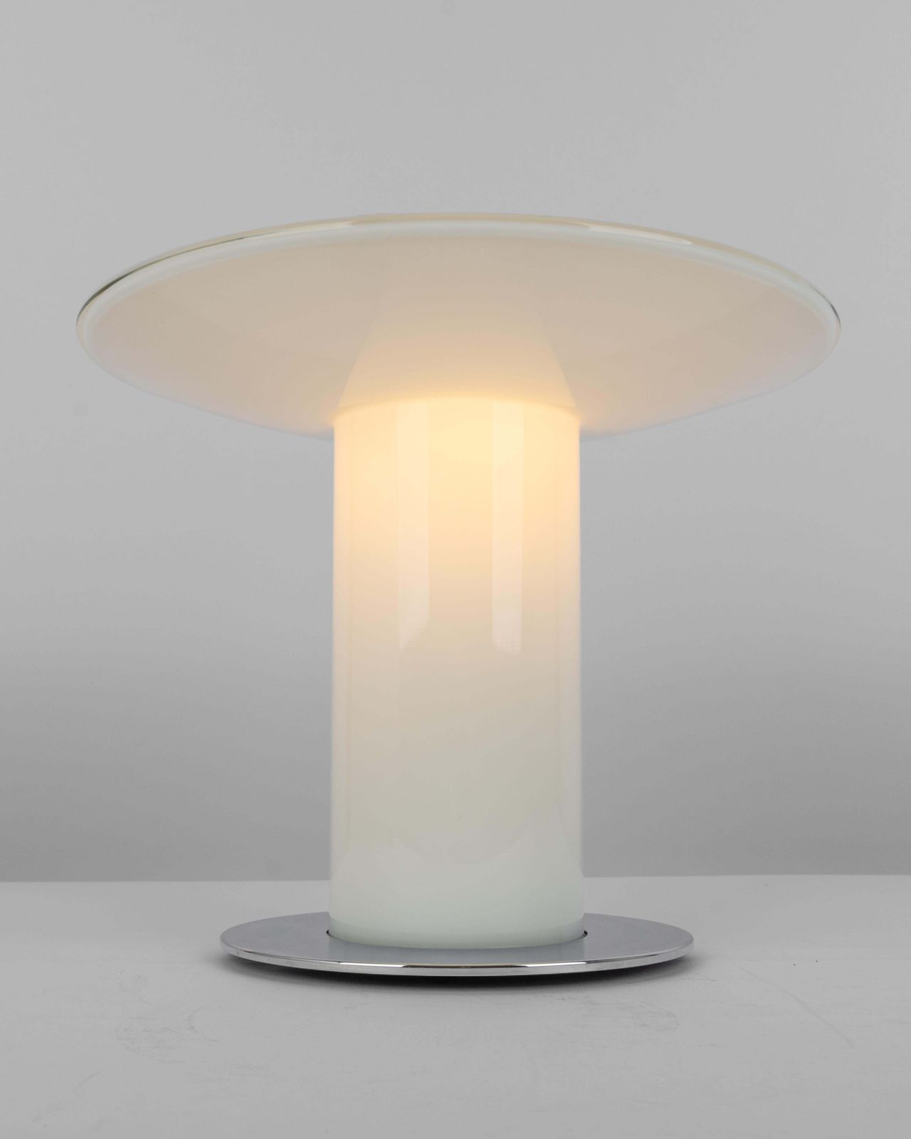photo for sale 1 Of 2 Wonderful Glass Mushroom Table Lamp By Peill & Putzler, Germany, 1970s