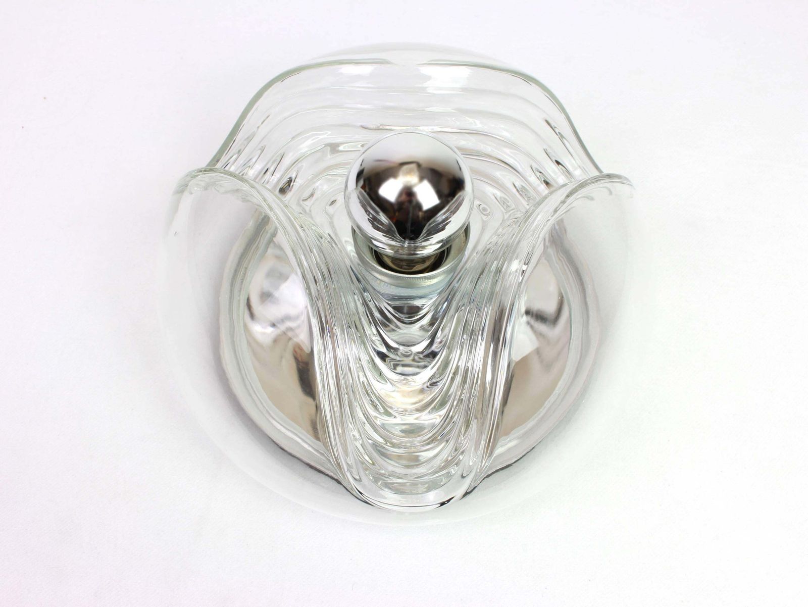 1 Of 6 Large Wall Sconce/Flushmount, Koch & Lowy By Peill & Putzler, Germany photo vinterior