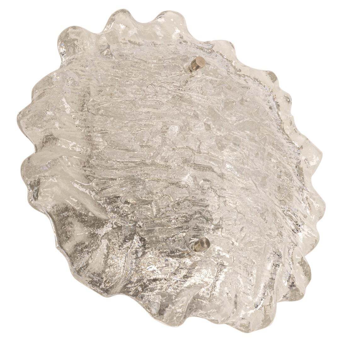 1 Of 2 Exclusive Sputnik Crystal Glass Wall Sconce By Peill & Putzler, Germany