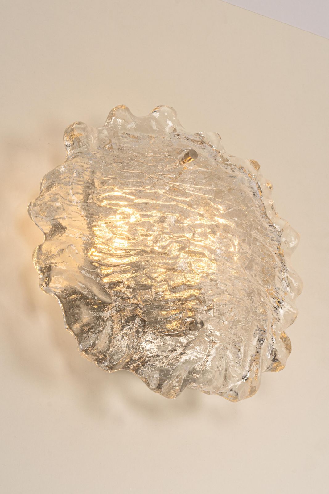 1 Of 2 Exclusive Sputnik Crystal Glass Wall Sconce By Peill & Putzler, Germany photo furniture